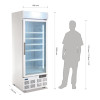 Polar G-Series Upright Display Freezer 412Ltr White