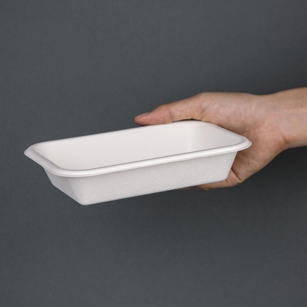 Fiesta Compostable Bagasse Food Trays (Pack of 50)