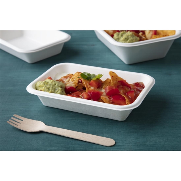 Fiesta Compostable Bagasse Food Trays (Pack of 50)
