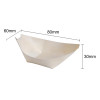 Fiesta Compostable Wooden Sushi Boats Small 80mm (100 Pack)