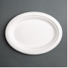 Fiesta Compostable Bagasse Oval Plate 316mm (50 Pack)
