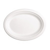 Fiesta Compostable Bagasse Oval Plate 198mm (50 Pack)