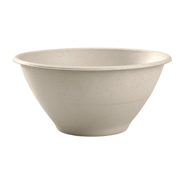 BioPak BioCane Takeaway Bowls Natural 1420ml 48oz (400 Pack)