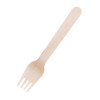 Fiesta Compostable Biodegradable Disposable Birch Wood Forks (100 Pack)