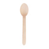 Fiesta Compostable Biodegradable Disposable Wooden Dessert Spoons (100 Pack)