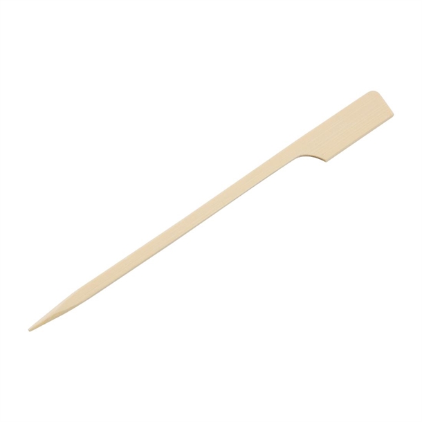 Fiesta Biodegradable Bamboo Paddle Skewers 120mm (100 Pack)