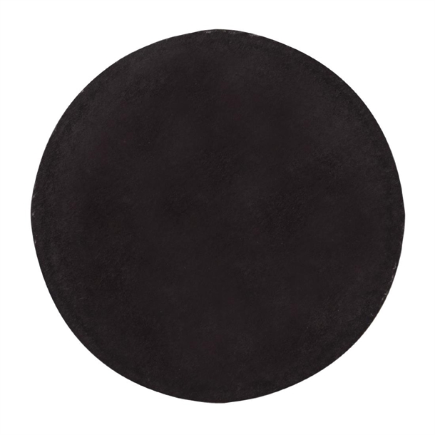 Wobbly Boot Drink Coaster - Plain Black Round (Pack 250)