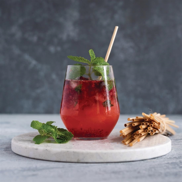 Stroh Water Grass Cocktail Straw Unwrapped 140mm 5-8mm Dia (500 Pack)