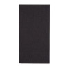 Fiesta Recyclable Dinner Napkin Black 400x400mm 2ply 1/8 Fold (2000 Pack)