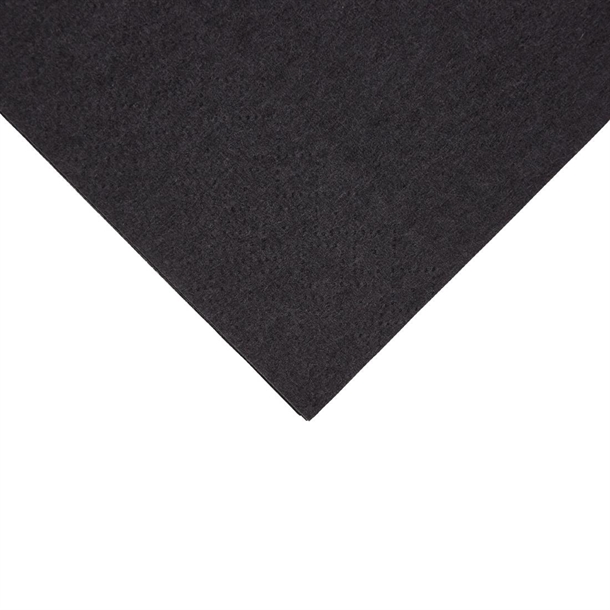 Fiesta Recyclable Dinner Napkin Black 400x400mm 2ply 1/8 Fold (2000 Pack)