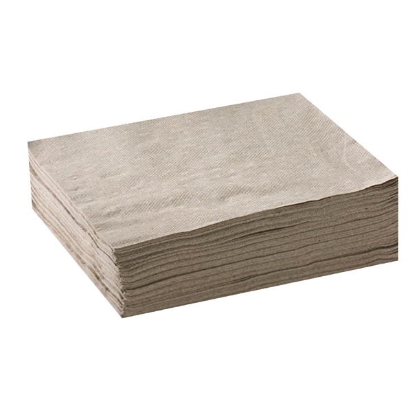 BioPak Compostable Paper Lunch Napkins Natural (3000 Pack)