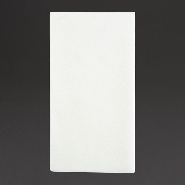 Fiesta Recyclable Premium Tablin Dinner Napkin White 400x400mm (500 Pack)