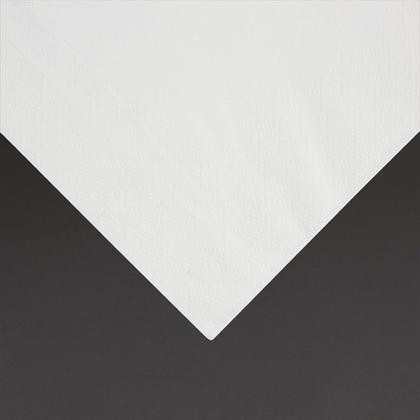 Fiesta Recyclable Lunch Napkin White 300x300mm 1ply 1/4 Fold (5000 Pack)