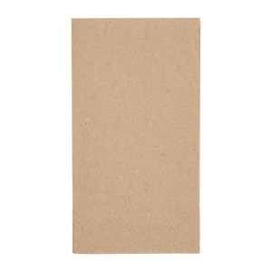 Fiesta Recyclable Recycled Lunch Napkin Kraft 330x330mm 2ply 1/8 Fold (2000 Pack)