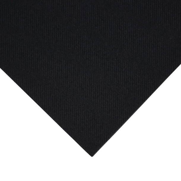 Fiesta Recyclable Premium Tablin Dinner Napkin Black 40x40cm Airlaid 1/4 Fold (500 Pack)