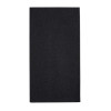 Fiesta Recyclable Premium Tablin Dinner Napkin Black 400x400mm Airlaid 1/8 Fold (500 Pack)