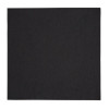 Fiesta Recyclable Dinner Napkin Black 400x400mm 3ply 1/4 Fold (1000 Pack)