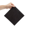 Fiesta Recyclable Dinner Napkin Black 400x400mm 3ply 1/4 Fold (1000 Pack)