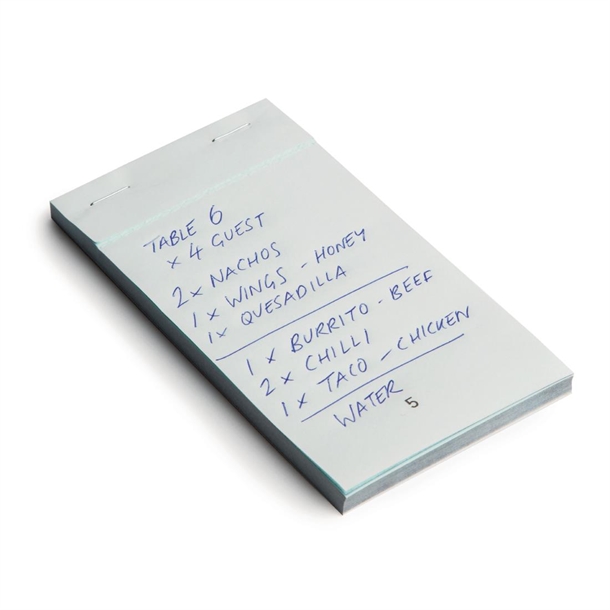 Olympia Recyclable Carbonless Waiter Pad Duplicate Small (50 Pack)