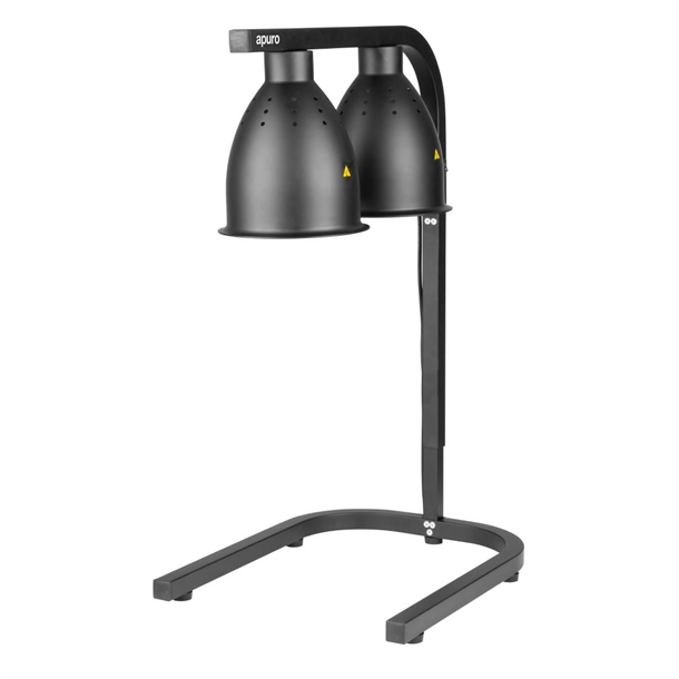 Apuro Infrared Food Warmer Matt Black