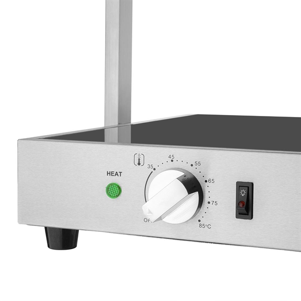 Apuro Food Warmer with Gantry 2x GN 1/1