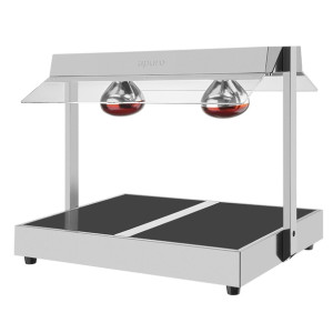 Apuro Food Warmer with Gantry 2x GN 1/1
