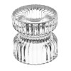 Olympia Ridged Glass Tealight/Candle Holders 52x52mm (6 Pack)