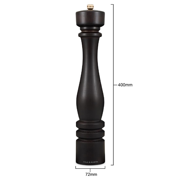 Cole & Mason London Pepper Mill Chocolate Wood 400mm