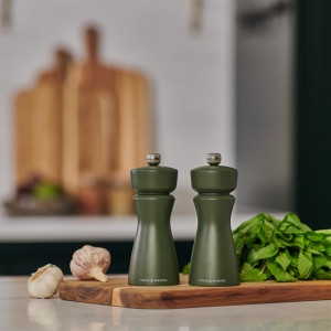 Cole & Mason Kenton Rubberwood Salt & Pepper Mill Rosemary 60x150mm