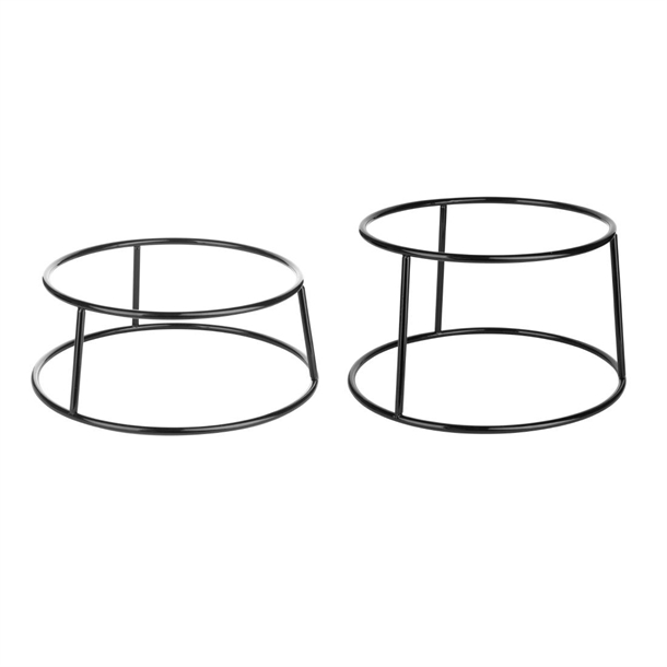 Olympia Non-Slip Riser Round Multi Black Wire 230x260x150mm