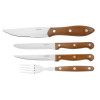 Olympia Steak Knives Wood Effect Handle (12 Pack)