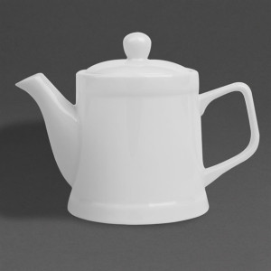 Olympia Whiteware Pier Teapot 500ml (2 Pack)