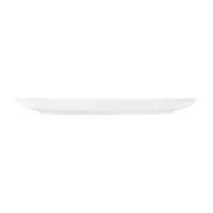 Tablekraft Core Platter Oval Coupe Shape White 255x180x23mm (4 Pack)