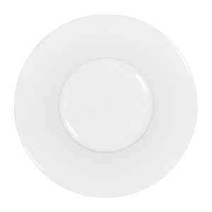 Tablekraft Core Pasta Plate Angled Flare Rim White - 210X37mm (6 Pack)