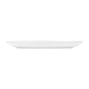 Tablekraft Core Platter Oval Coupe Shape White 355x260x35mm (3 Pack)
