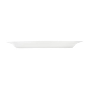 Tablekraft Core Platter Oval Rim Shape White 200x140x20mm (6 Pack)
