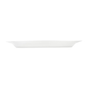 Tablekraft Core Platter Oval Rim Shape White 230x155x23mm (6 Pack)