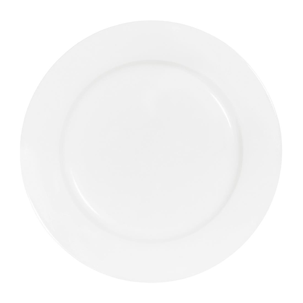 Tablekraft Core Round Plate Rim Shape White 280mm (3 Pack)