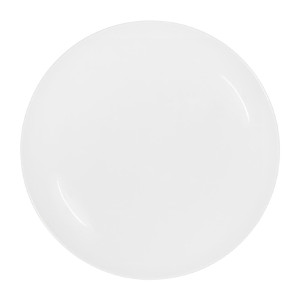 Tablekraft Core Round Plate Coupe Shape White 150mm (6 Pack)