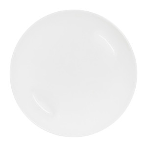 Tablekraft Core Round Plate Coupe Shape White 200mm (6 Pack)