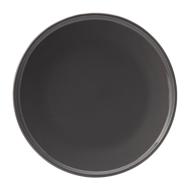 Utopia Core Round Plates Slate 175mm (6 Pack)