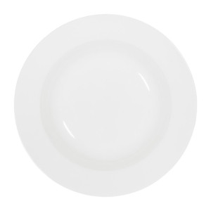 Tablekraft Core Pasta/Soup Bowl Deep Rim Shape White 270x52mm (3 Pack)