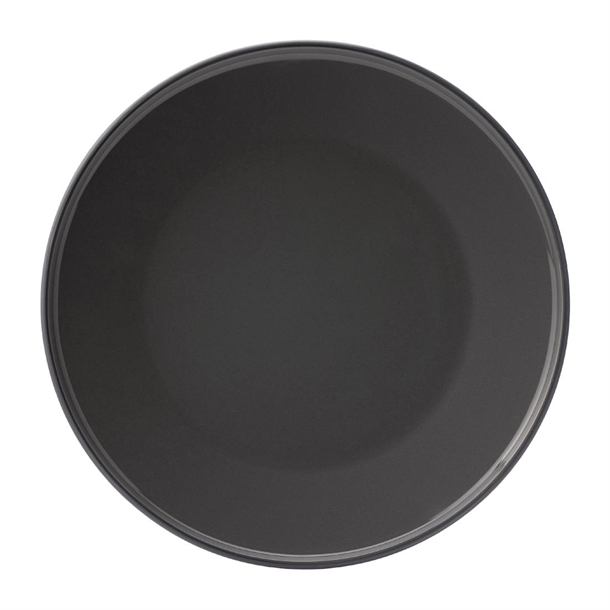 Utopia Core Round Plates Slate 225mm (6 Pack)