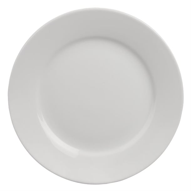 Olympia Athena Wide Rimmed Plates 254mm (12 Pack)