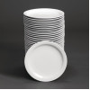 Bulk Buy Olympia Athena Narrow Rimmed Plates 255mm (36 Pack)