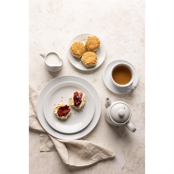 Olympia Athena Wide Rimmed Plates 254mm (12 Pack)