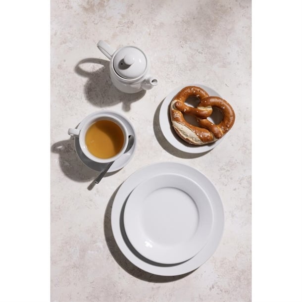 Olympia Athena Wide Rimmed Plates 254mm (12 Pack)