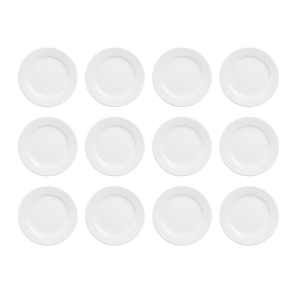 Olympia Athena Wide Rimmed Plates 165mm (12 Pack)