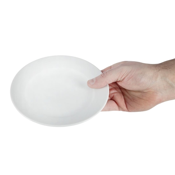 Olympia Athena Wide Rimmed Plates 165mm (12 Pack)