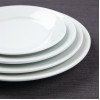 Olympia Athena Wide Rimmed Plates 203mm (12 Pack)